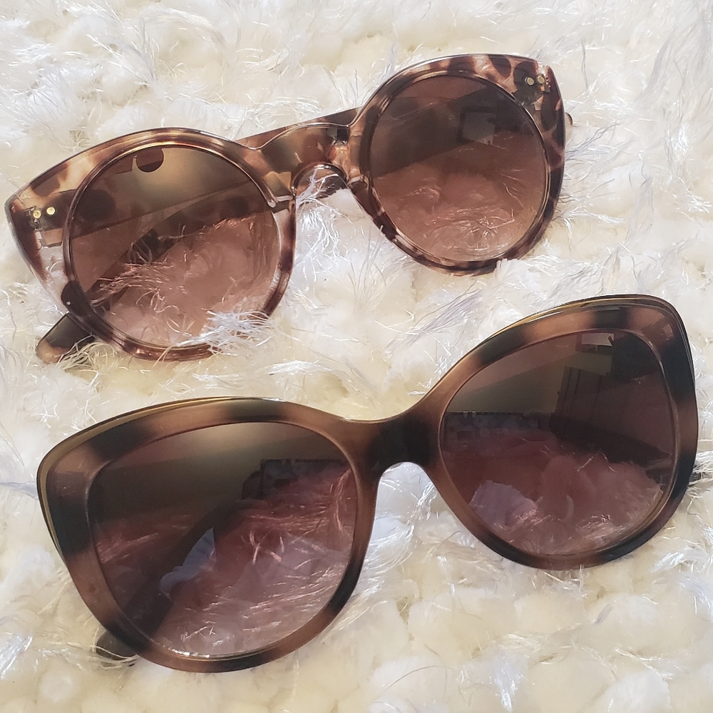 N/A ZERO uv 2 Pairs of Tortoiseshell Sunglasses
